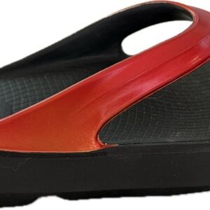 OOFOS Women's Sandals - Red and Black